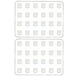 2-Piece Set [S Size] A4 Pain Bag Sheet Pain Bag Decoration For Otaku Activities Compatible with Can Badges 54-58mm 24 Can Badges Can Be Attached