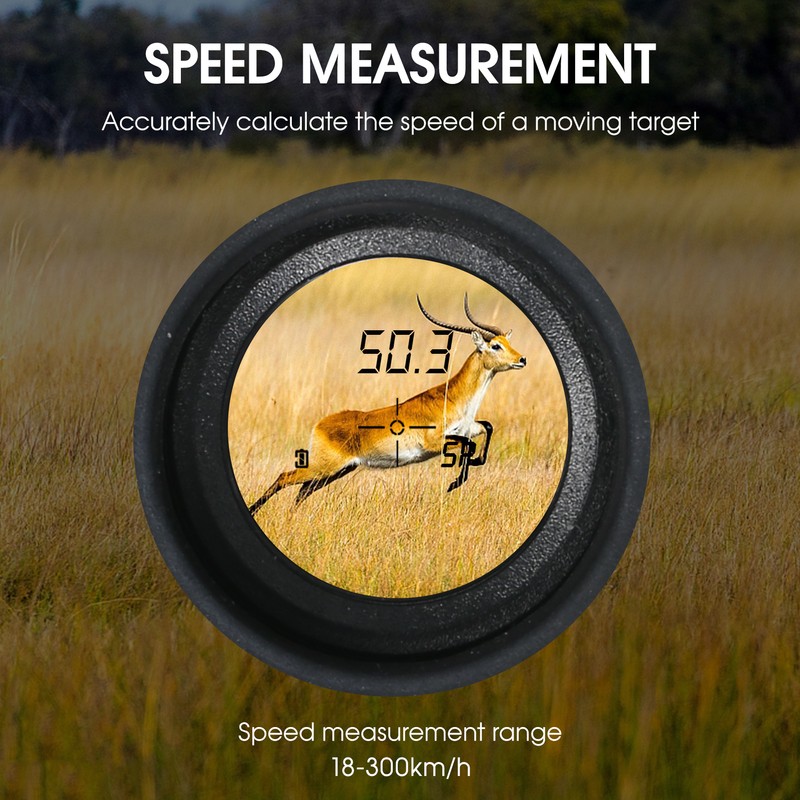 800M/1000M/1200M Golf Rangefinder 6X Magnification USB Charging Range Finder with
