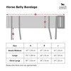 Harrison Howard Horse Belly Guard Body Bandage Wrap Spur Mark
