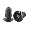 1 Pair Bike Handlebar End Plugs, Aluminum Alloy Bike Handle