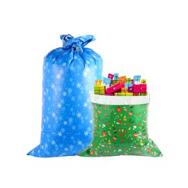ysmile Oversized Gift Bag for Christmas, Extra Large Christmas Plastic Bag, 60 Inch Jumbo Gift Bag Holiday Present Wrap Big