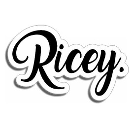Ricey Sticker Decal LOL Custom Vinyl Stanced Slammed Ricer Funny JDM