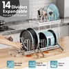 MonaSixy 3-Pack Pots and Pans Organizer for Under Cabinet, 2Tier