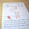 Mummy To Be Wish Bracelet | Cute Bear | Pregnancy