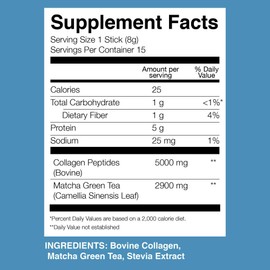 Ujido - Matcha Collagen - Summer Harvest - 15 Packets (8g Each) - Keto Friendly