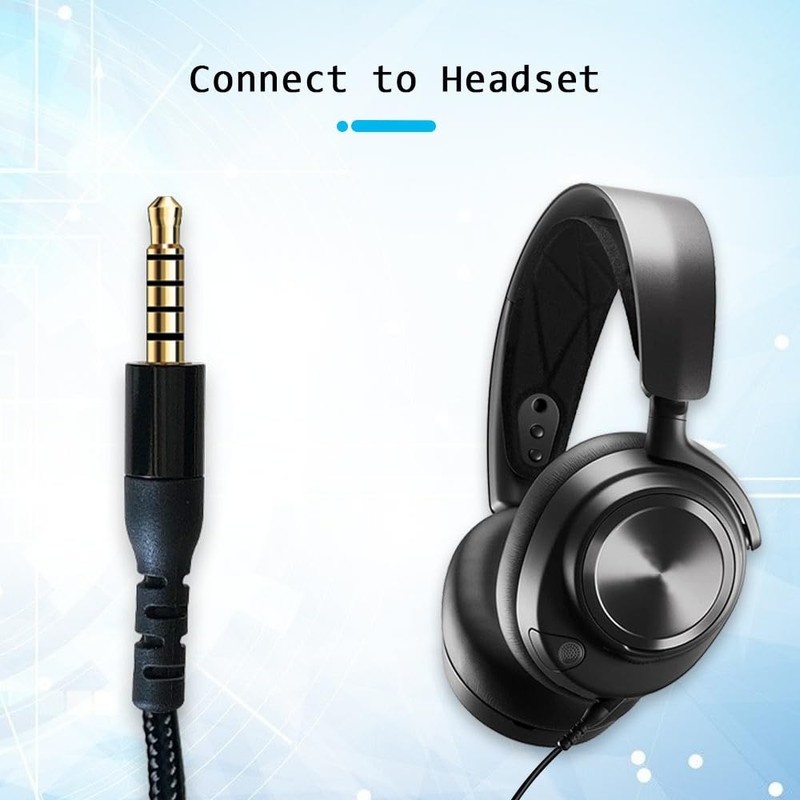 QJYTH Replacement Cable Cord Compatible with SteelSeries Arctis Nova Pro
