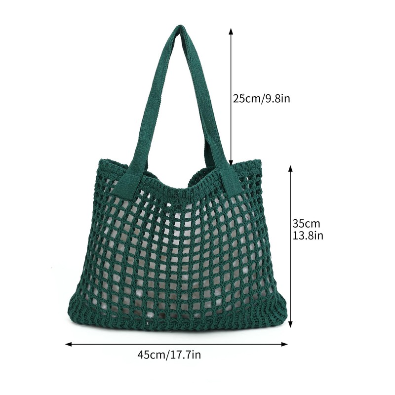 ENBEI - Bolsa de playa para mujer, diseño hueco de
