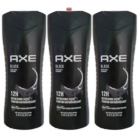 AXE Apollo Pear & Cedarwood Scent 12HR Men Moisturizers Body Wash 16oz-Pack of 3