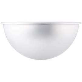 DECORA 0062958 Shape Hemisphere, Anodised Aluminium, Silver/Black, Diameter 24 x Height 12 cm