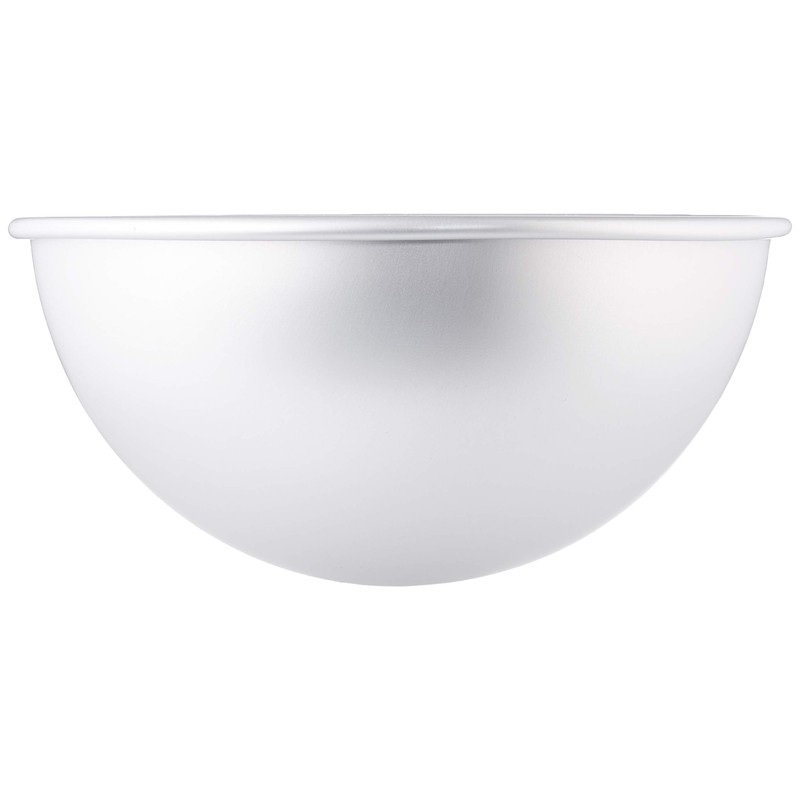 DECORA 0062958 Shape Hemisphere, Anodised Aluminium, Silver/Black, Diameter 24 x