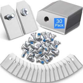 Enhon 30 Replacement Blades Compatible with Navimow I105e, Navimow I108e, Replacement Blades Made of Stainless Steel and Titanium Carbide Alloy, Accessories for Robotic Lawnmower, with 30 Dotted
