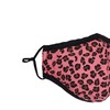 Washable Reusable 3 Layers Cotton Cloth - Pink - Leopard