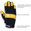Leather Gardening Gloves Working for Women and Men Utility Dexterity