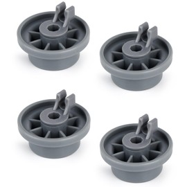 4 Pack 165314 Dishwasher Lower Rack Wheel Dishwasher Replacement Wheel Compatible with Bosch Kenmore etc, Replaces 00420198, 423232, PS3439123, 63016302400, AP2802428, AH3439123, EA3439123 and More