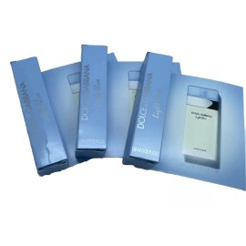 Dolce&Gabbana 3 Pack | New | Dolce&Gabbana | Light Blue | Eau De Toilette | 0.02 fl oz | 0.8ml