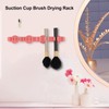 Sonew Makeup Brush Drying Rack, Silicone Wall Mounted Makeup Brush