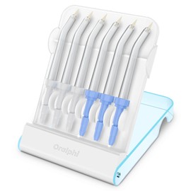 Puntas de repuesto para Waterpik Water Flosser (6 puntas de bolsillo Pik + estuche de almacenamiento combinado)