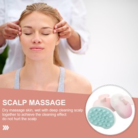 Baluue 3pcs Scalp Massage Brush Scalp Scrubber for Dandruff Small Head Scrubber Hair Massager Scalp Massaging Brush Shampoo Massager Brush Scalp Hair Exfoliate Scrub Hair Scrubber Pp