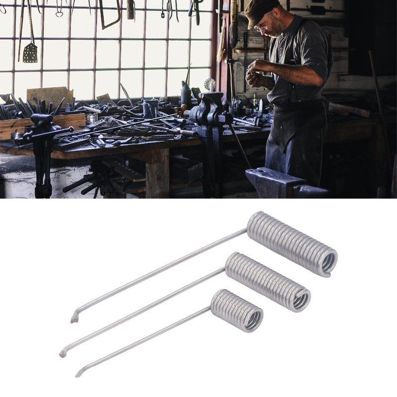 3PCS Civilian Spring Tools Multifunctional Stainless Steel Spring Tool for