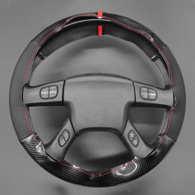 MEWANT Steering Wheel Cover for Chevy Silverado 1500/2500/3500 2003-2006 /Trailblazer