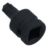T60 1/2in Drive Male Torx Star Impacted Impact Shallow Stubby