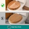 Toilet Seat, Oak Wood, Solid Wood, High Gloss Finish, PIKLiDS