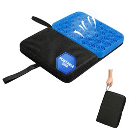 Honeycomb Gel Seat Cushion 16"x12" Foldable for Tailbone & Pressure Relief
