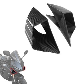 GFARDMOTO Motorcycle Winglets Compatible with Honda CBR650R Suzuki GSX250R 2019-2023, ABS Motorcycle Fairing Wing Deflector Front Fairing Winglets (Carbon Fiber Look)