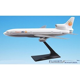 Peach Air L-1011 Airplane Miniature Model Plastic Snap Fit 1:250 Part# ALK-10110I-021