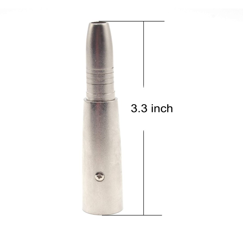 Devinal Male XLR to 1/4" female adapter, 3 Pin XLR