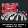 CRAFTSMAN VERSASTACK Mechanic Tool Set, 71-Piece, 1/4-in and 3/8-in Drive,
