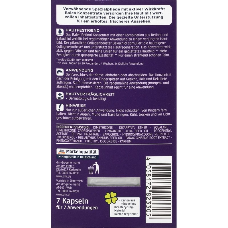 Balea Vital 2-Phase Treatment Ampoule 1 x 7 ml