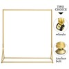 BOSURU Gold Pipe Clothing Racks Freestanding, Modern Metal Clothes Rack