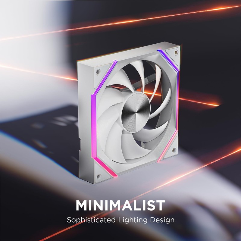 Asiahorse Nyota 120mm Case Fan with Efficient Cooling, ARGB Fan