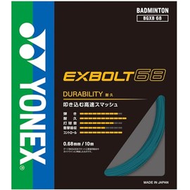 Yonex Badminton String Exbolt 68 BGXB68-161 (Turquoise/FF/Men's, Lady's)