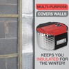 7.5m x 80mm Pipe Foil Insulation Wrap - Bubble Insulation