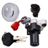 Saihisday Ignition Starter Switch Key Kit with Fuel Gas Cap,