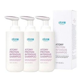 J&M Partners Atomy Protein Intensive Shampoo 400ml 3pcs / 애터미 프로틴 인텐시브 샴푸 400ml 3개