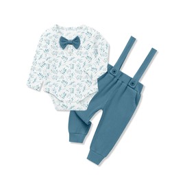 SANMIO Infant Baby Boy Clothes 3-6 Months Outfits Long Sleeve Romper and Pants Sets Baby Boy Fall Winter Clothing Set