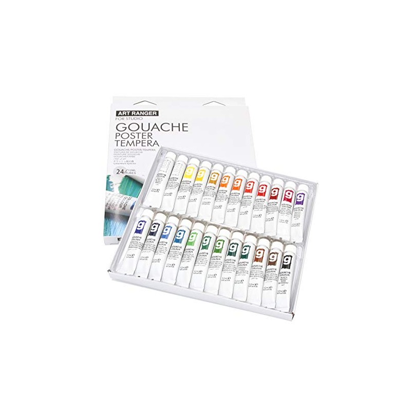 Gouache Paint Set 24 Tubes 12ml Original Magi Quality Fine
