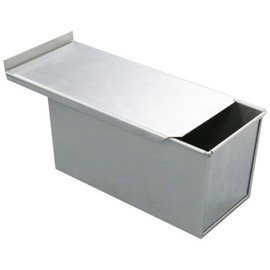 Tiger Crown Baking Pan Silver 112×263×141mm with Lid Alster 2.0 Loaf Aluminum Plated Slide Lid 1665