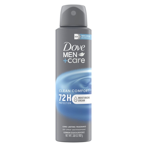 Dove Men+Care Antiperspirant Deodorant Clean Comfort, Pack of 12, Dry