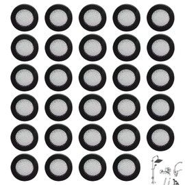 30 pieces 1/2 inch sealing rings set, rubber seal, round, tap seal, shower hose, seals, sanitary hose shower, 19 mm, washers rubber flat seal, sealing rings O rings with filter net