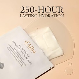 D’ALBA PIEDMONT Mascarilla Facial Hidratante de Trufa Blanca – White Truffle Nourishing Treatment Mask con Ácido Hialurónico y Centella Asiática, Masc