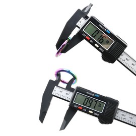 ZZHXSM 6Pcs Round Shape Spring Snap Hooks Clip for Key Chains Buckle Purse Handbag Shoulder Strap Rings, 25mm Rainbow Color