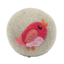 EcoMax Wool Dryer Balls, Red Bird