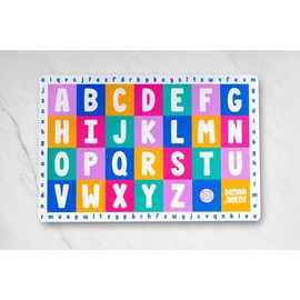 DOMINO &AMP; JULIETTE Uppercase & Lowercase Alphabet Double-Sided Placemat For Children