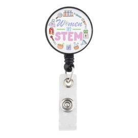 KUIYAI Science Tech Engineering Mathematics Gift Lab Tech Merch Women in Stem Badge
