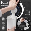 LEVERLOC Suction Toothbrush Holder 2 Pack, Drill-free Removable Shower Toothbrush