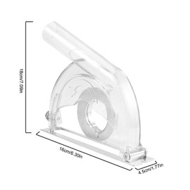 Tyenaza Angle Grinder Dust Shroud - Universal Dust Extractor for Woodworking, Fits Most Cordless and Electric Angle Grinders, Efficient Dust Collection Attachment for Angle Grinder 3"/4"/5" B-110A
